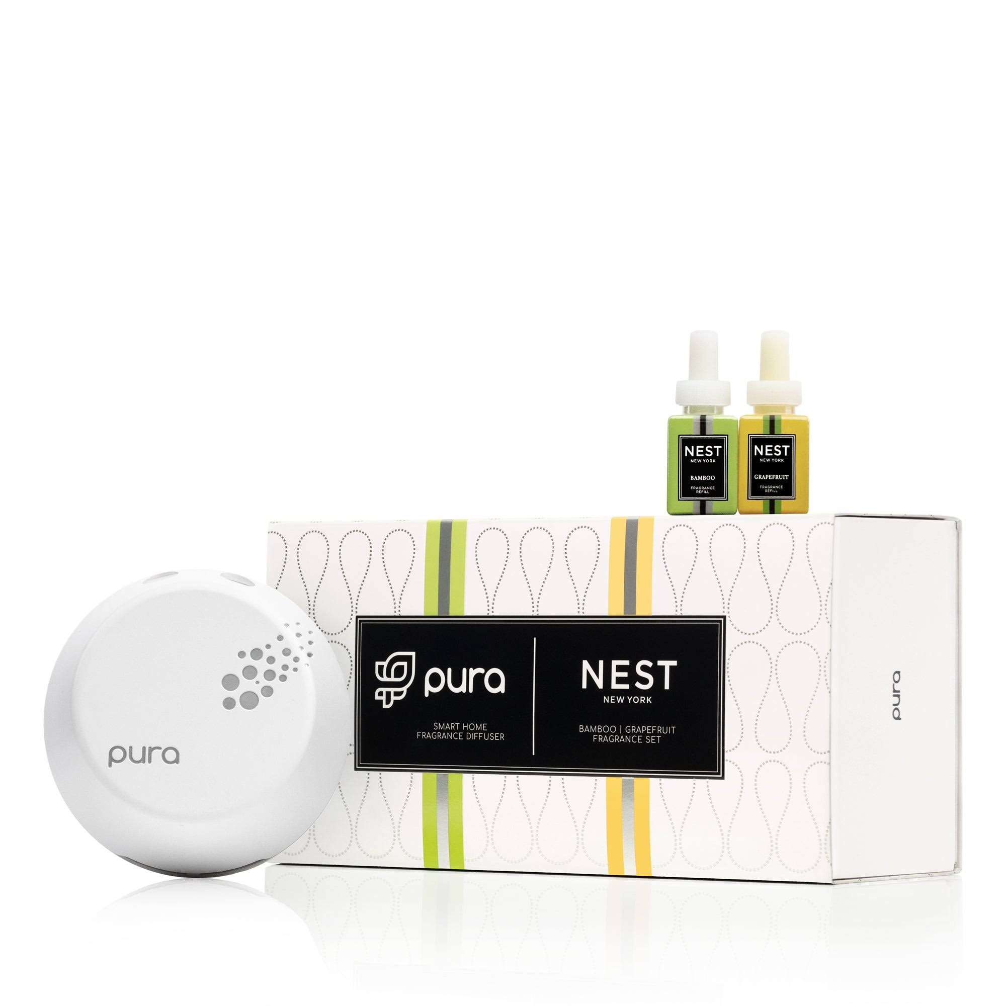 Nest New York Pura Smart Home Fragrance Diffuser Set 2 x 0.33 oz/ 10 ml