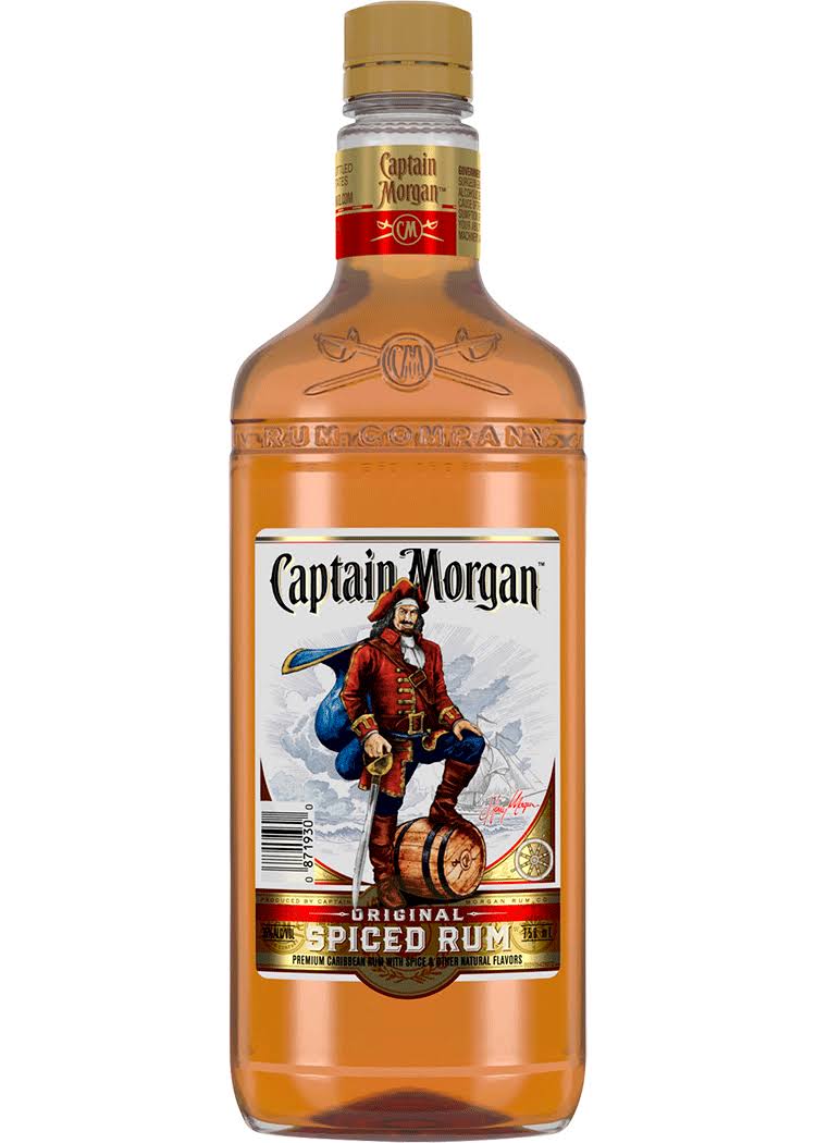Captain Morgan Rum, Spiced, Original - 750 ml