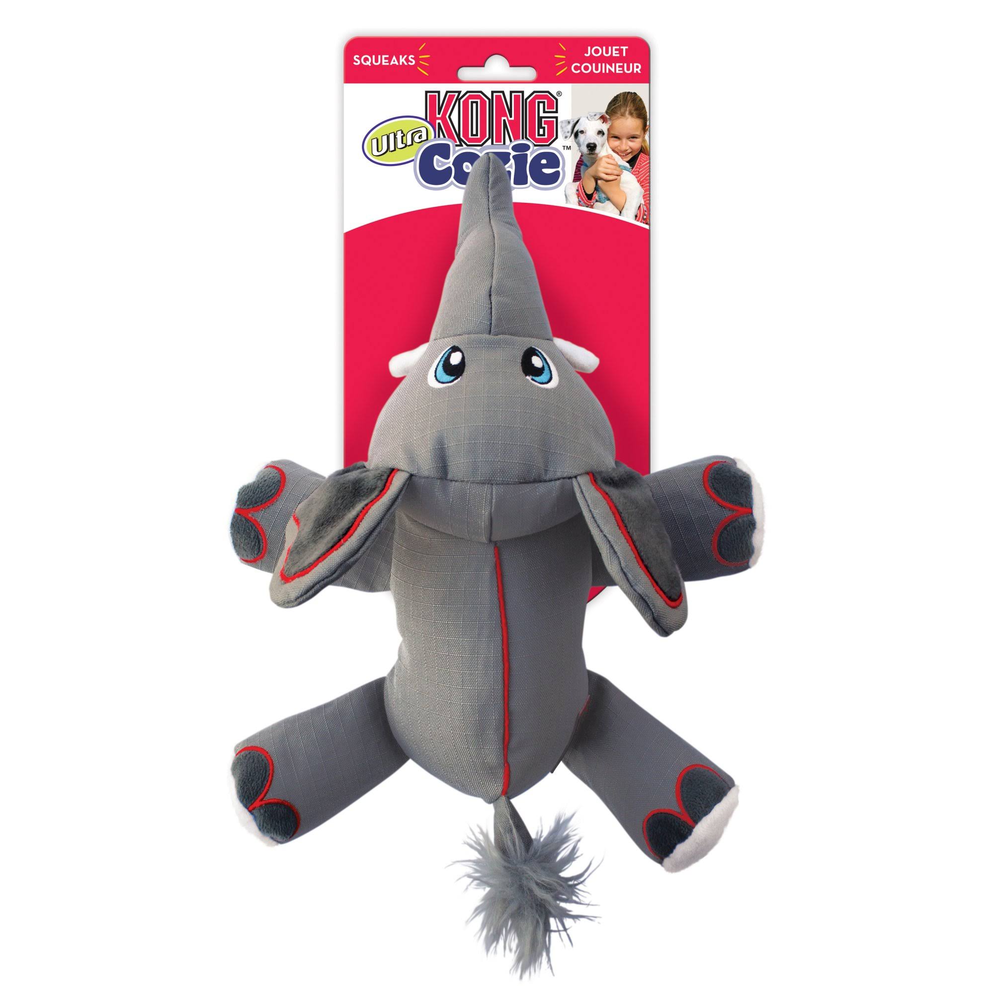 Kong Cozie Dog Toy Ultra Ella Elephant Large