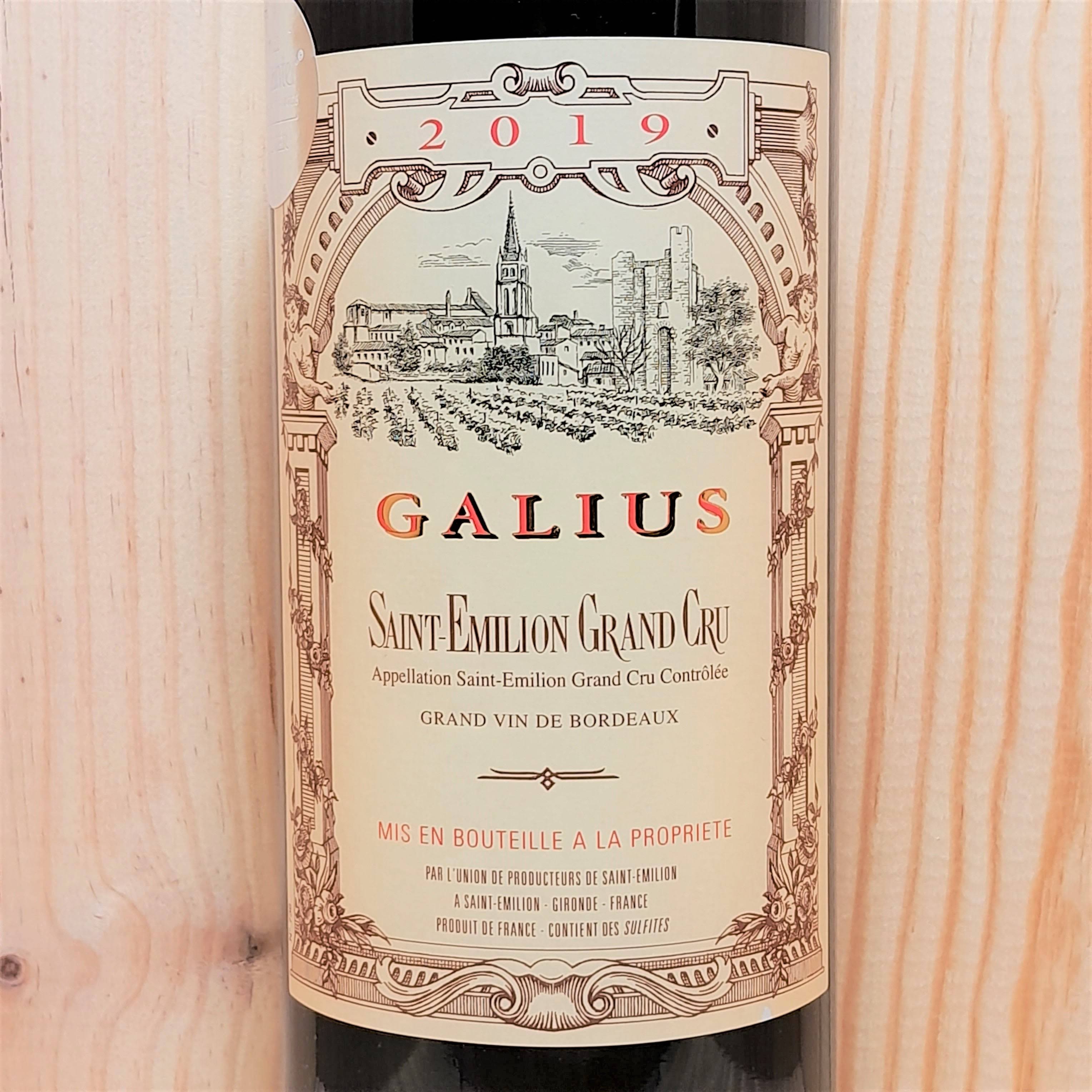 Galius 2016 Saint Emilion Grand Cru - 86/100 Wine Rating