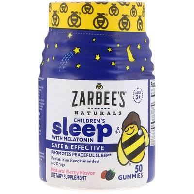 Zarbee's Naturals Children's Sleep with Melatonin Dietary Supplement - Mixed Fruit, 50ct