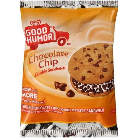 Good Humor Chocolate Chip Cookie Sandwich - 4.5oz