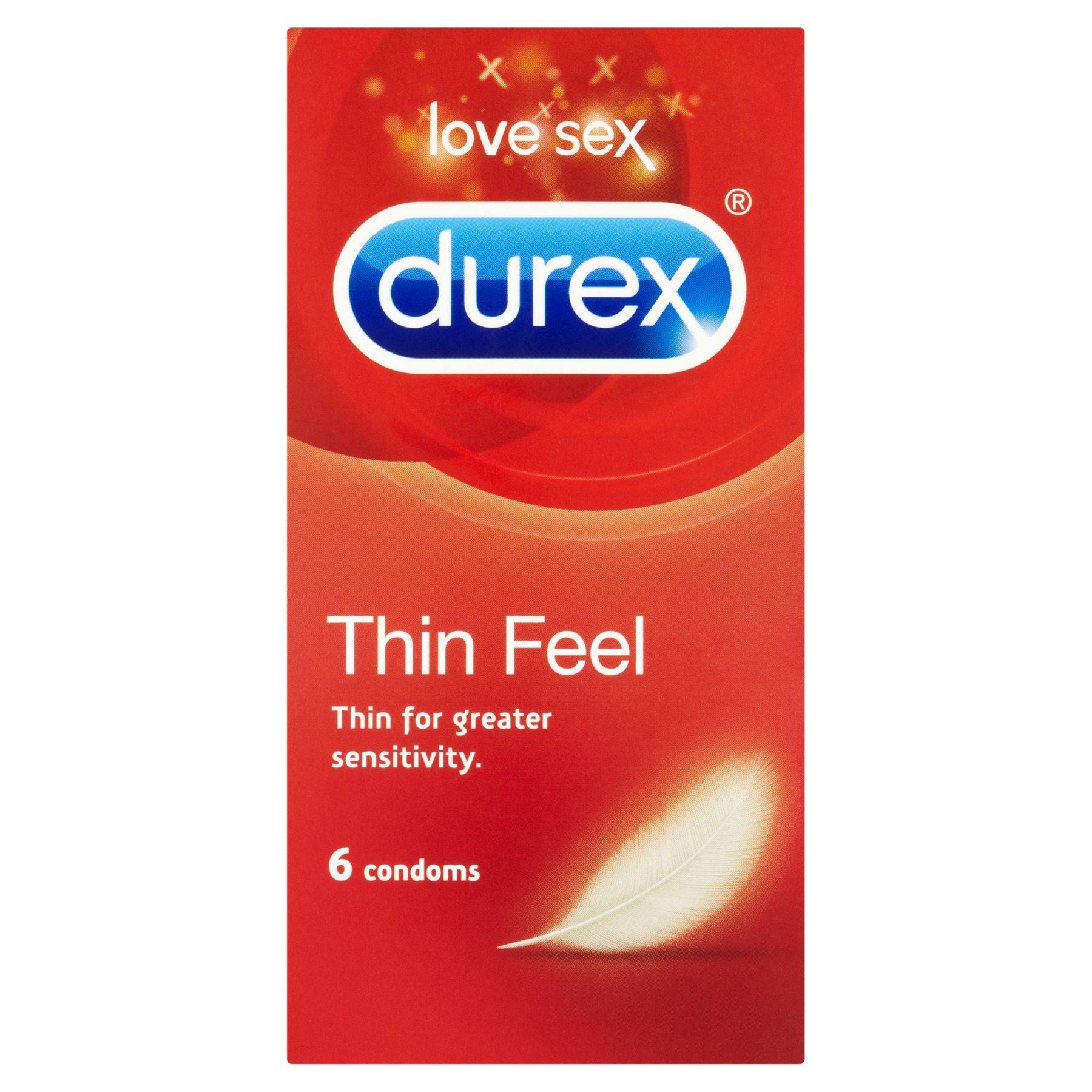 Durex Thin Feel Condoms - 6pcs