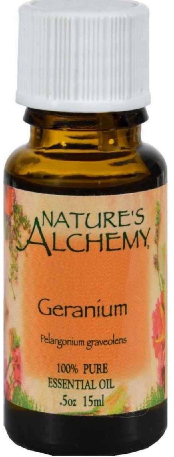 Nature's Alchemy Essential Oil - Geranium, 0.5oz