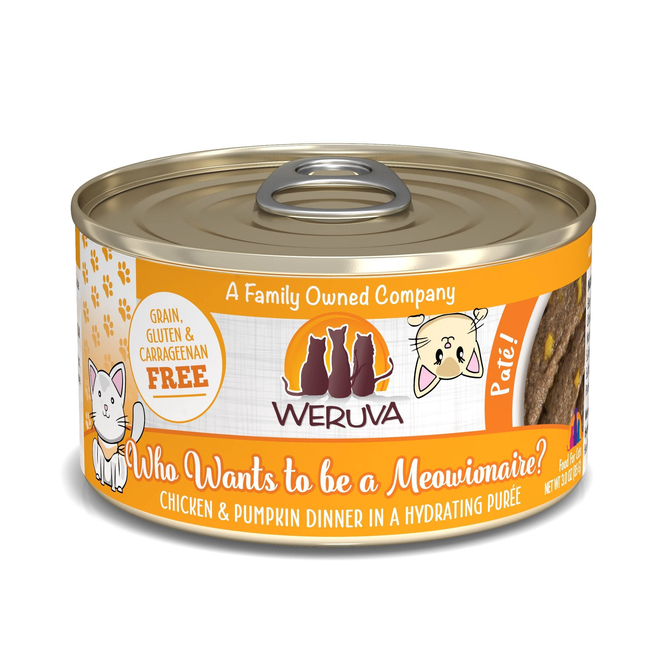 Weruva Cat Pate Who Wants to Be A MEOWIONAIRE 3oz