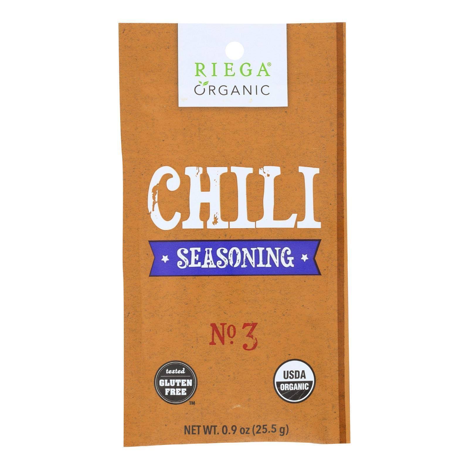 Riega Organic Gluten Free Chili Seasoning - 25.5g