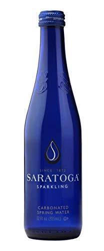 Saratoga Sparkling Spring Water - 12 OZ. (Carbonated, Pack of 24)
