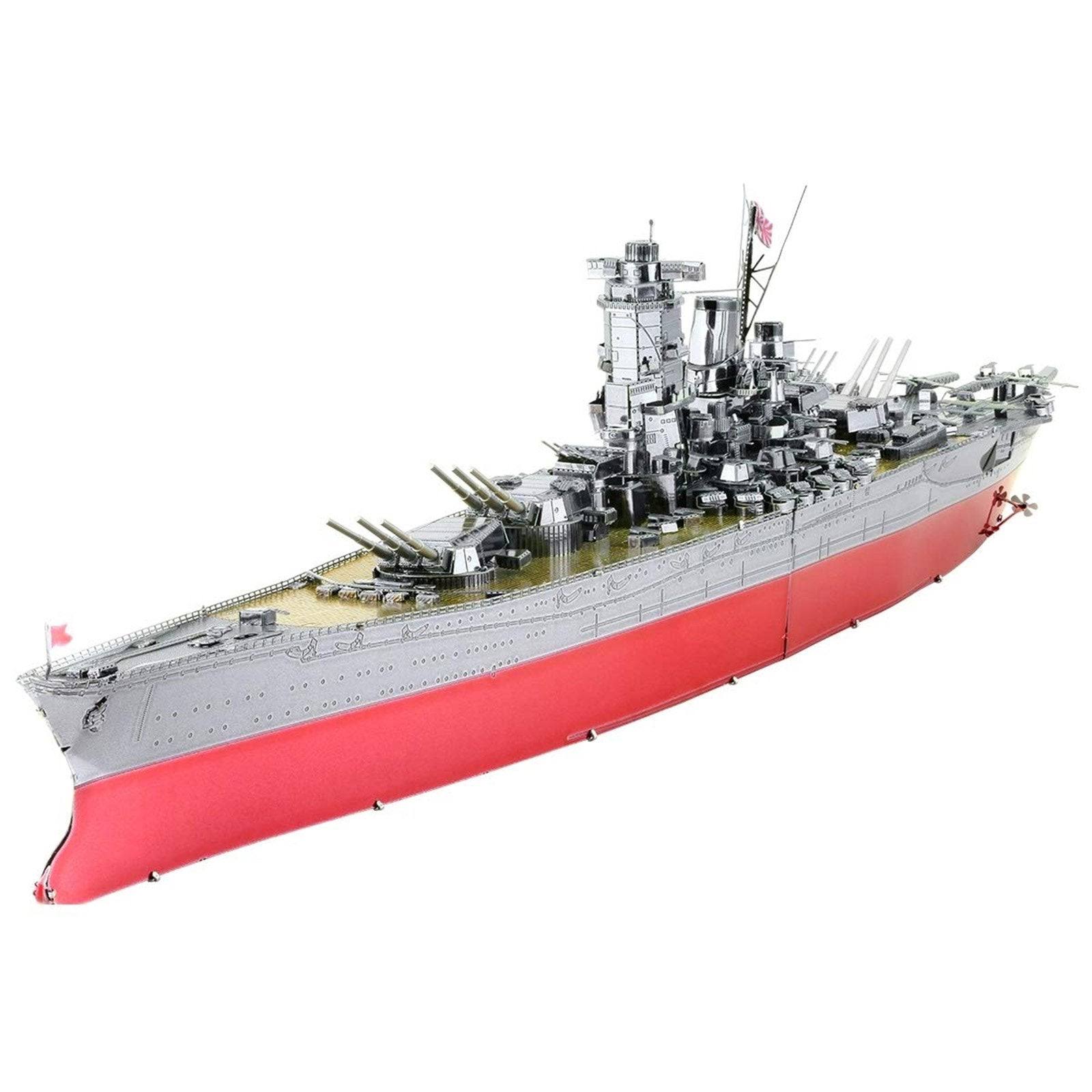 Fascinations Metal Earth ICONX Yamato Battleship 3D Metal Model Kit