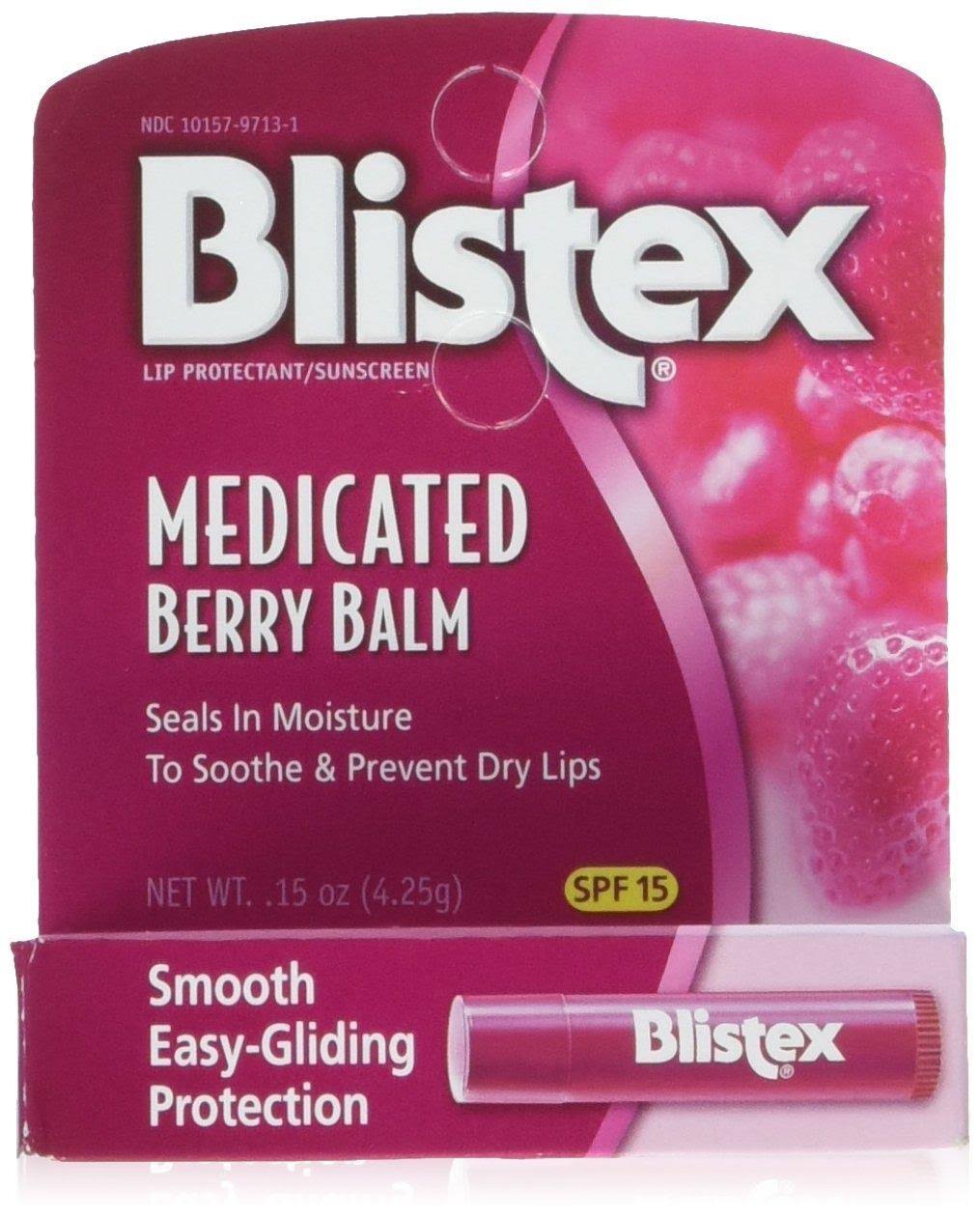 Blistex Medicated Lip Balm - SPF 15, Berry, 5ml