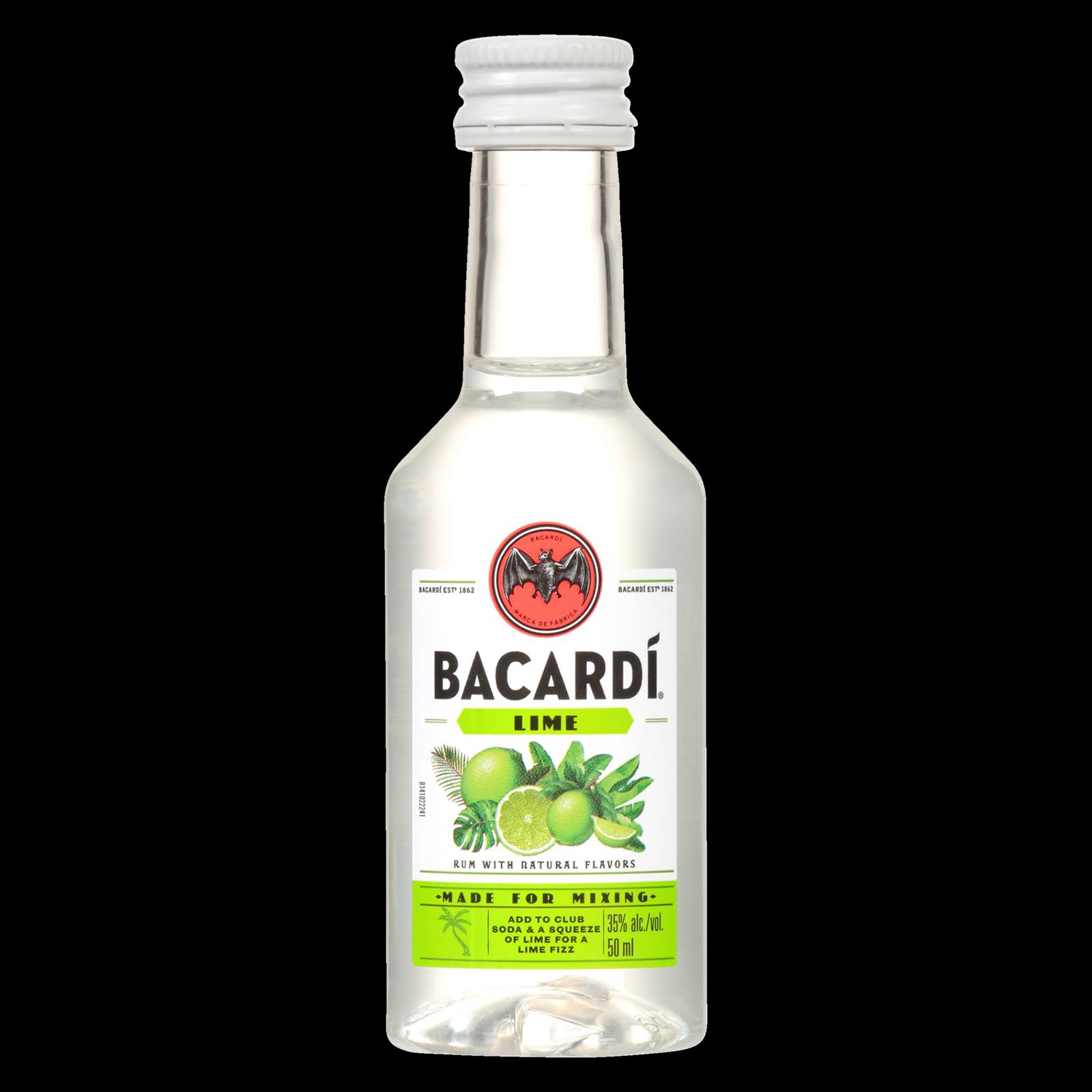 Bacardi Lime Rum 5cl Clear