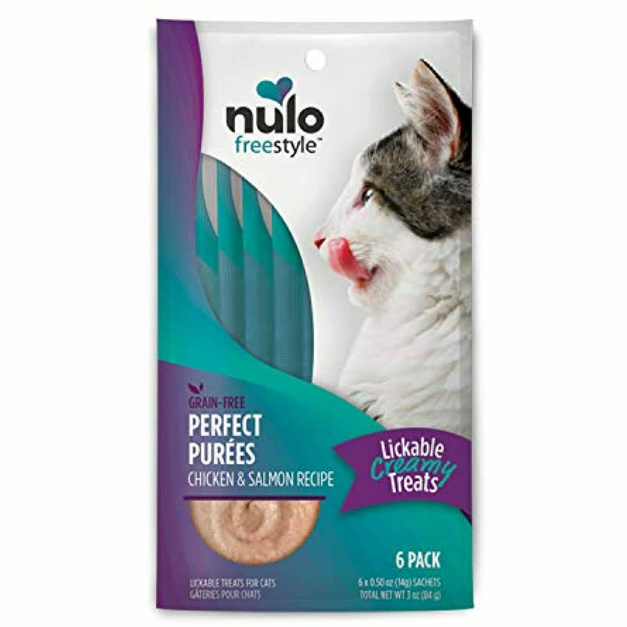 Nulo Freestyle Cat Puree Grain Free Chicken & Salmon 6 Pack