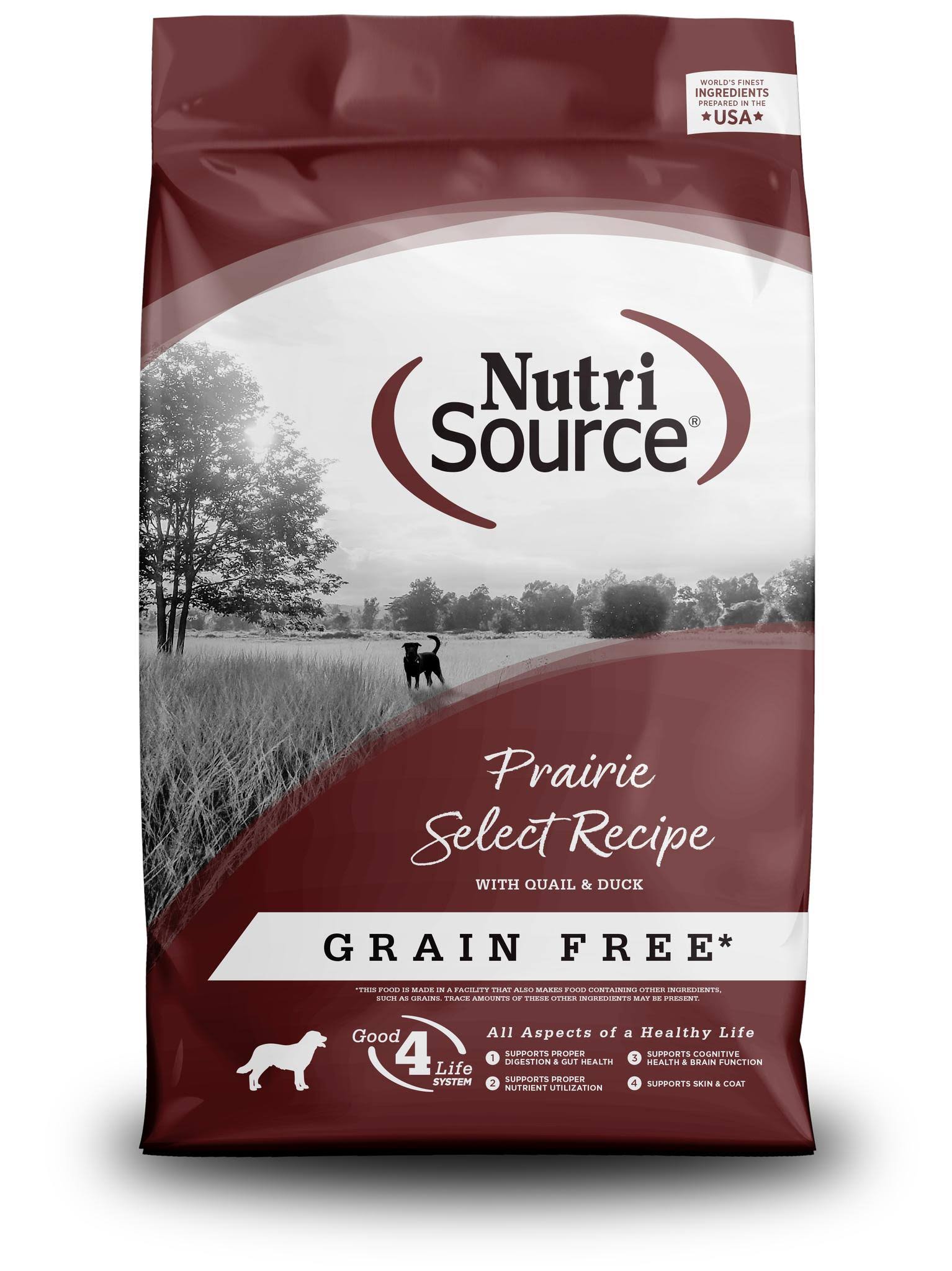 NutriSource Grain-Free Prairie Select Dry Dog Food 26 lbs
