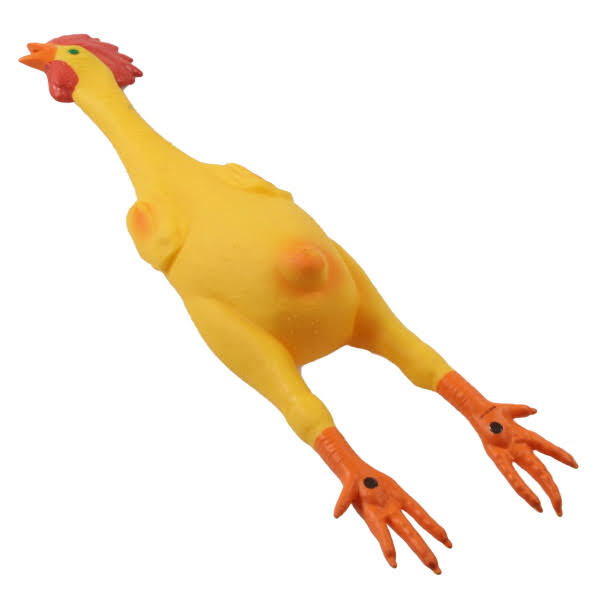 Accoutrements Deluxe Rubber Chicken - 8"