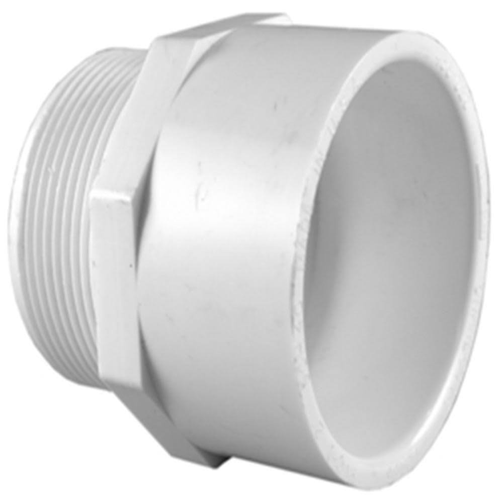 Charlotte Pipe Male MPT x S Adapter - 1/2"