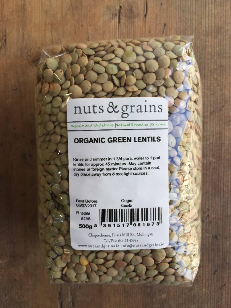 Green Lentils Organic 500g