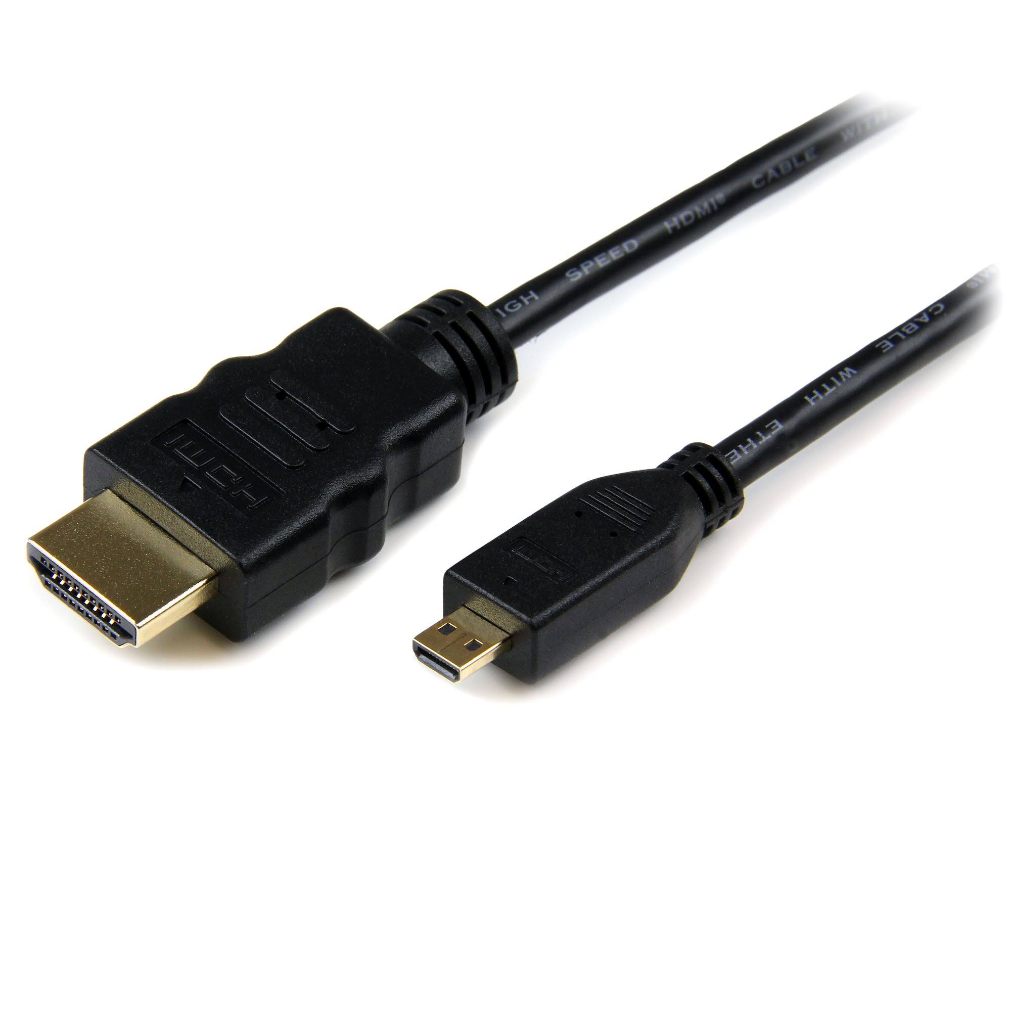 Startech High Speed Hdmi To Micro Hdmi Cable - 1m