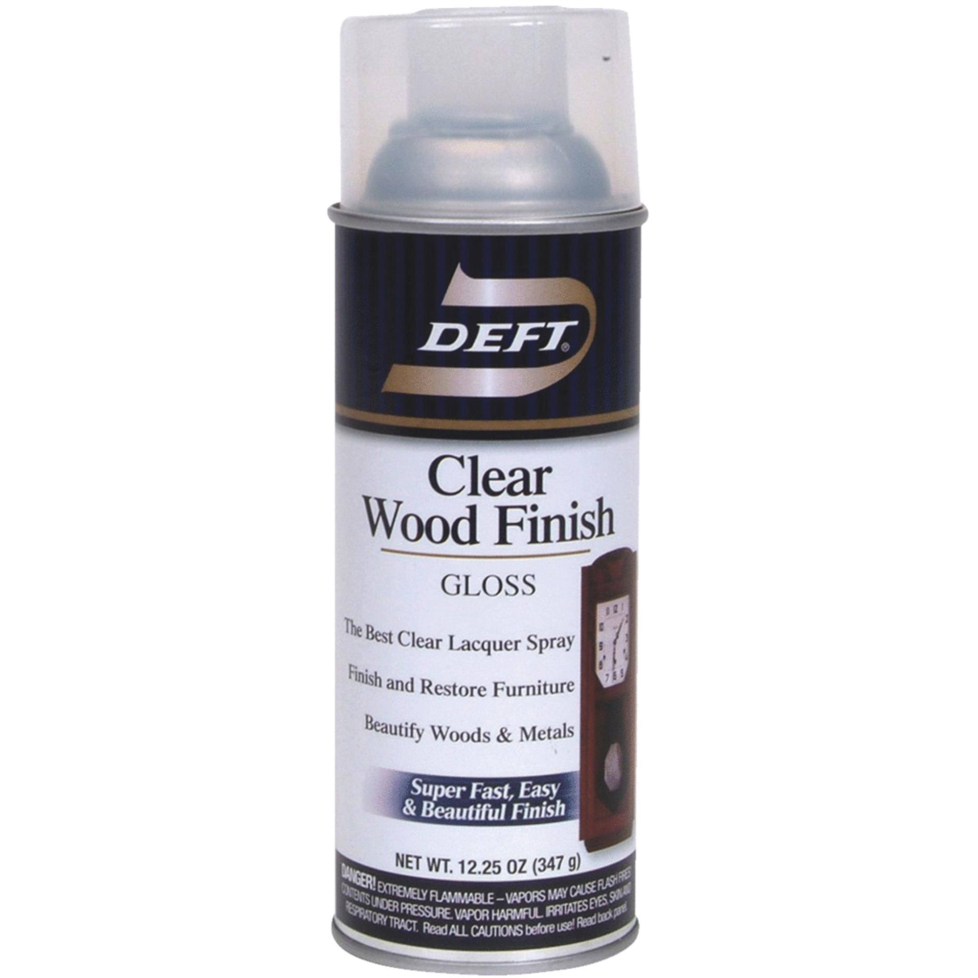 Deft Clear Lacquer Wood Finish Gloss - 12.25oz