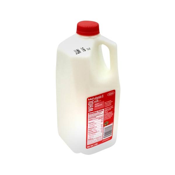 Kroger Grade A Vitamin D Whole Milk - 0.5 Gal
