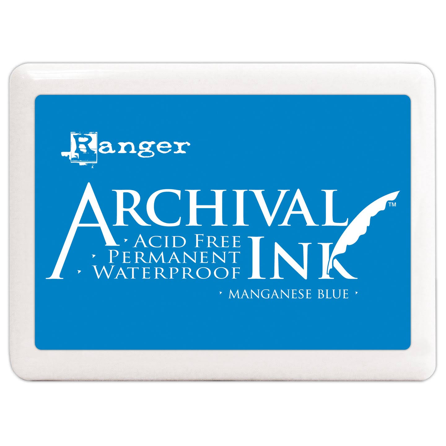 Archival Ink Jumbo Ink Pad - #3 Manganese Blue, 5" x 6-3/4"