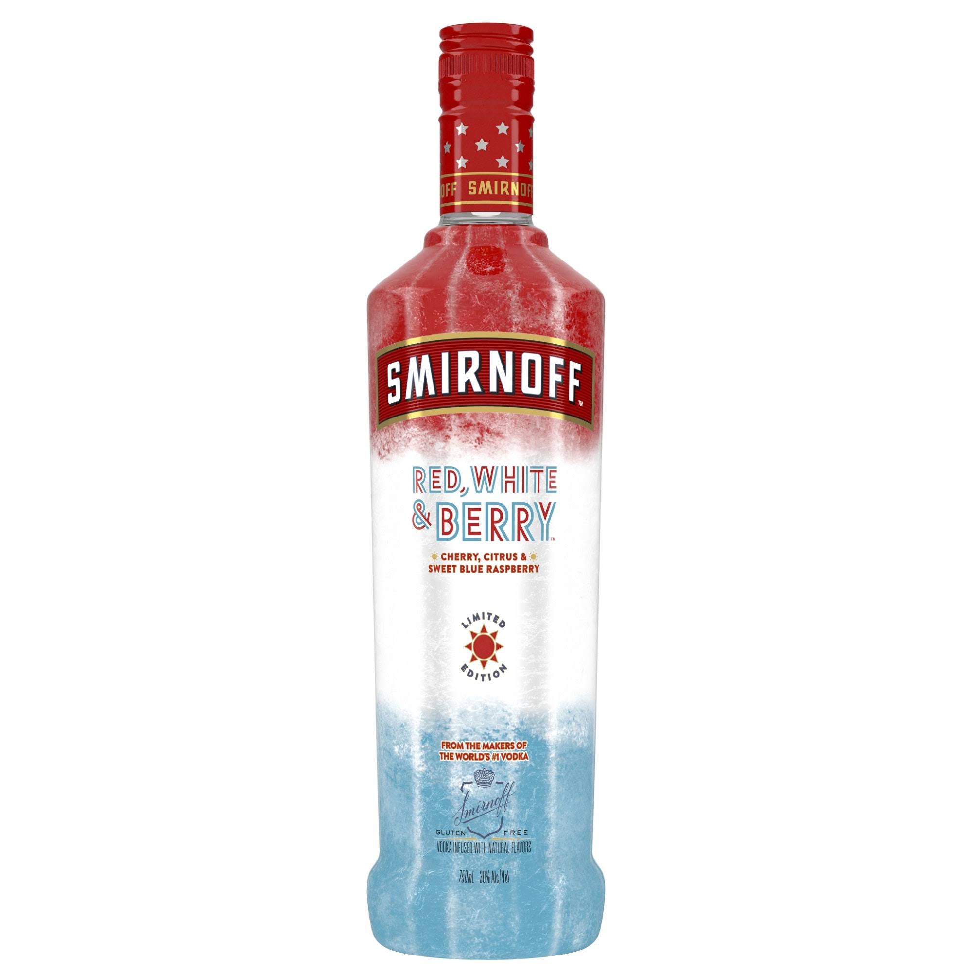 Smirnoff Vodka - Red, White and Berry, 750ml