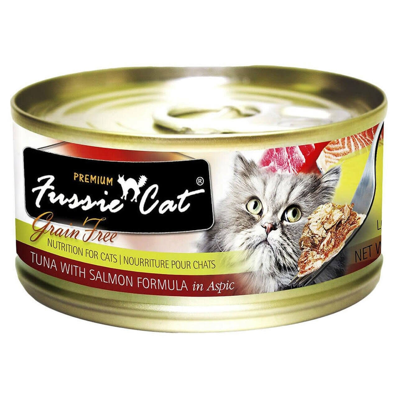 Fussie Cat Wet Food - Tuna & Salmon, 2.8oz