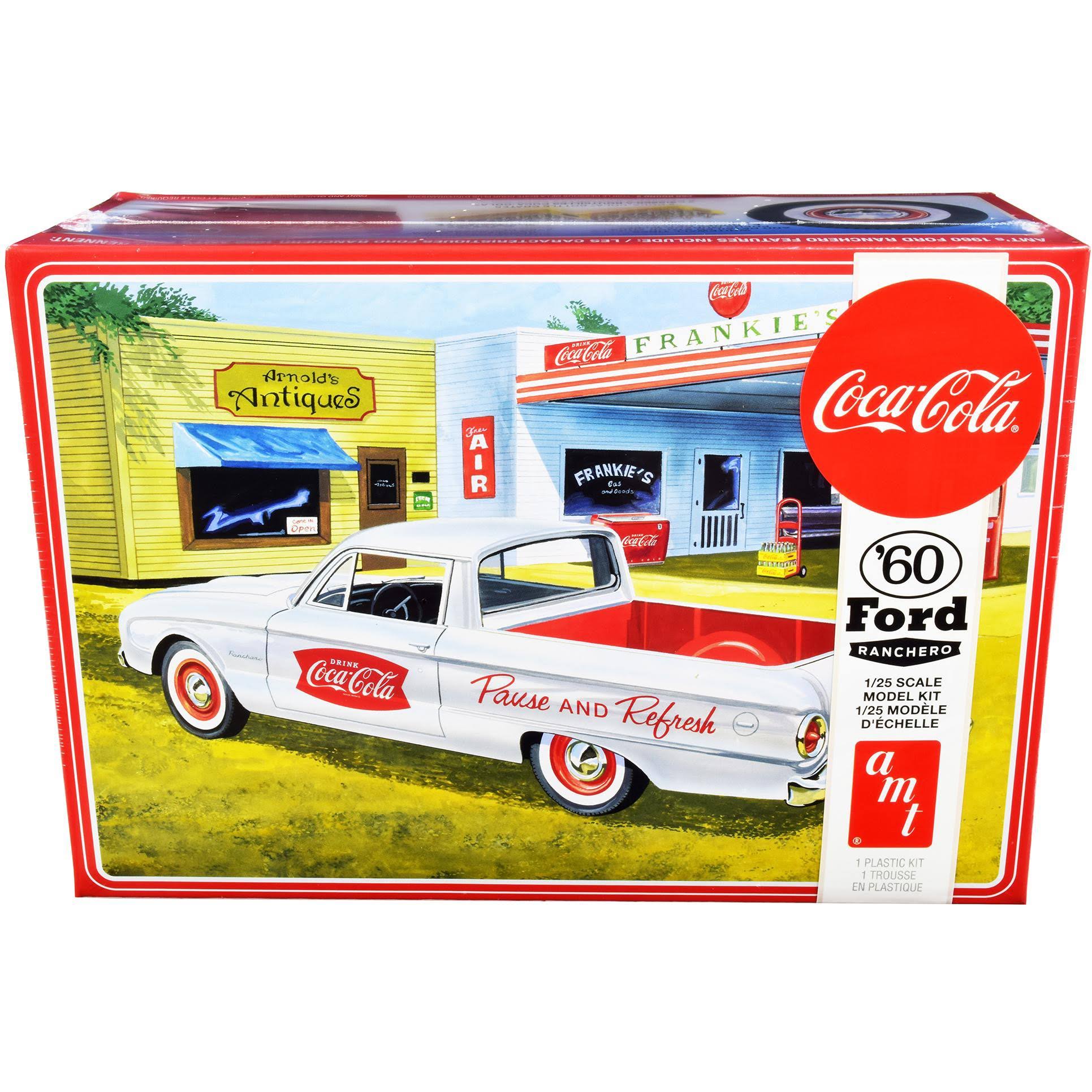 AMT 1/25 1960 Ford Ranchero w/Coke Chest (Coca-Cola) 2T Plastic Model Kit