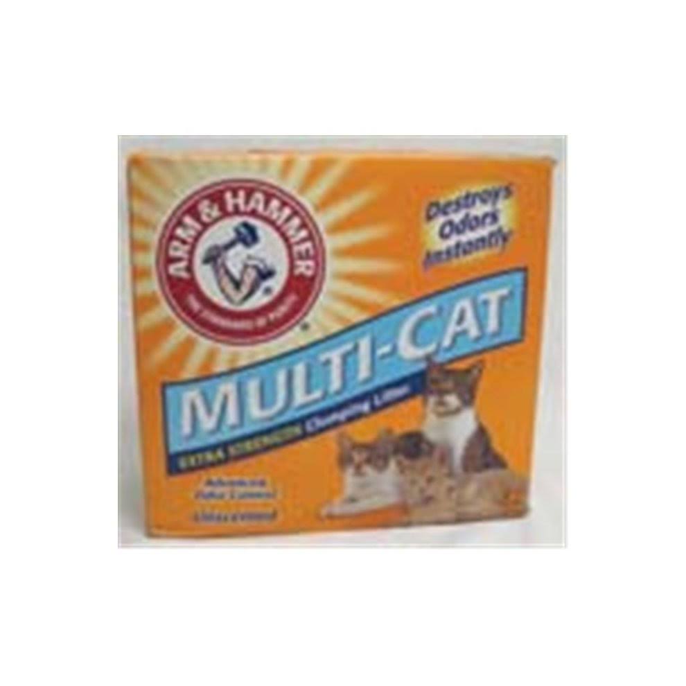 Arm & Hammer Multi-Cat Clumping Litter - Unscented, 20lbs