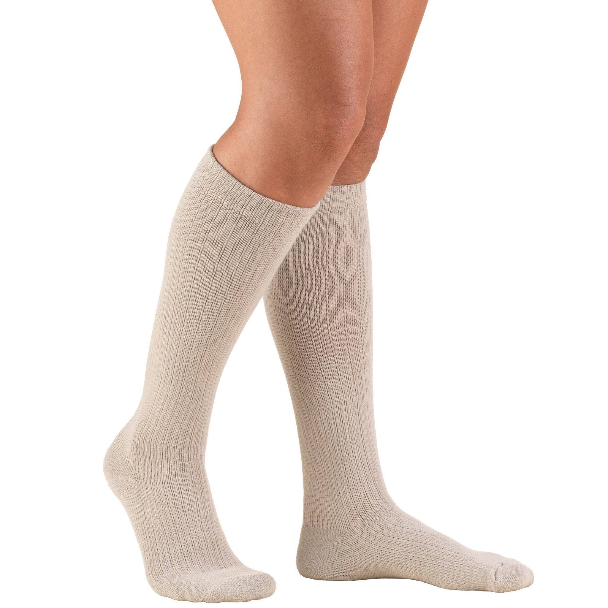Truform Women's Compression Socks - Tan, Medium