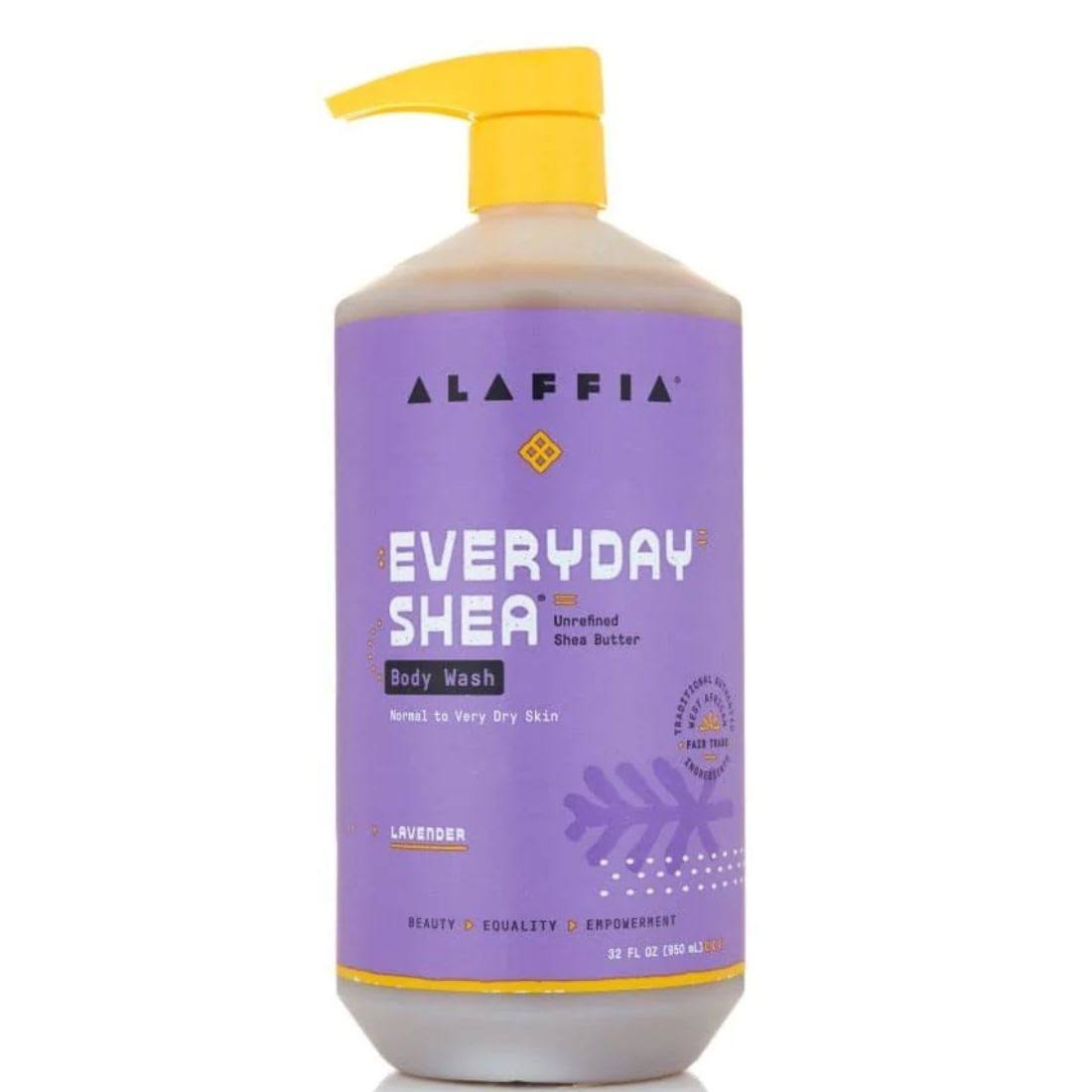 Alaffia EveryDay Shea Body Wash Lavender