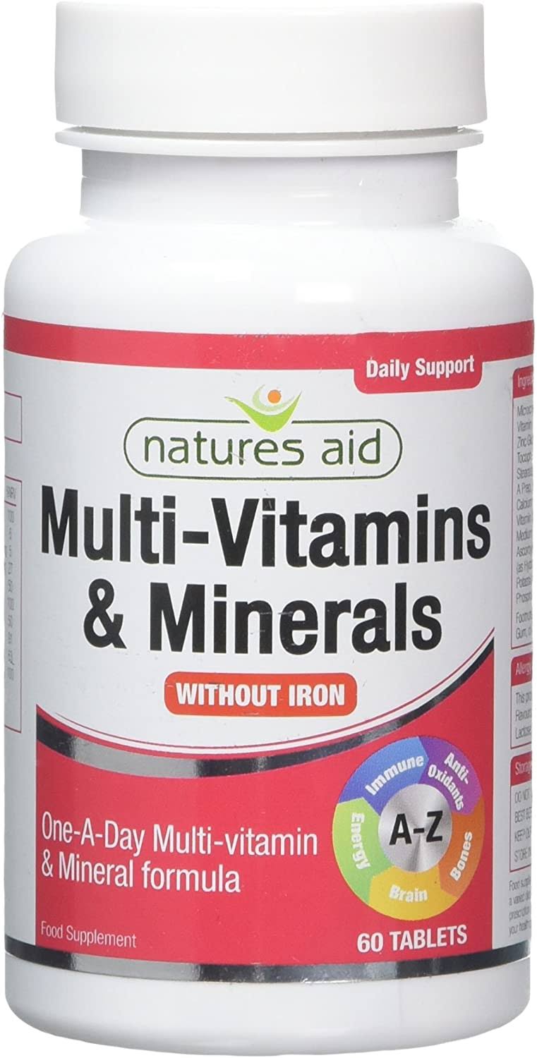 Nature's Aid Multi-Vitamins & Minerals - 90 capsules