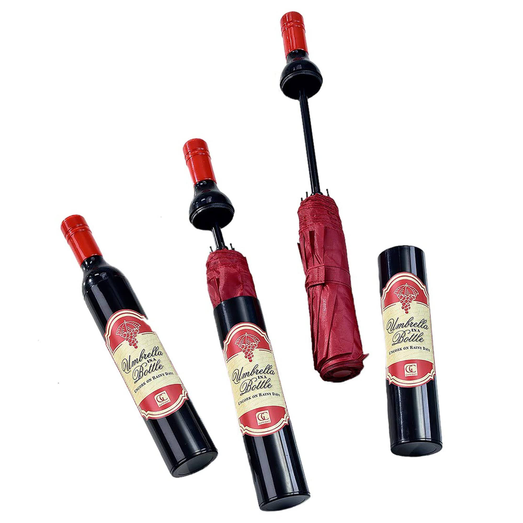 Giftcraft Home & Kitchen Decor Umbrella in A Bottle - Wine