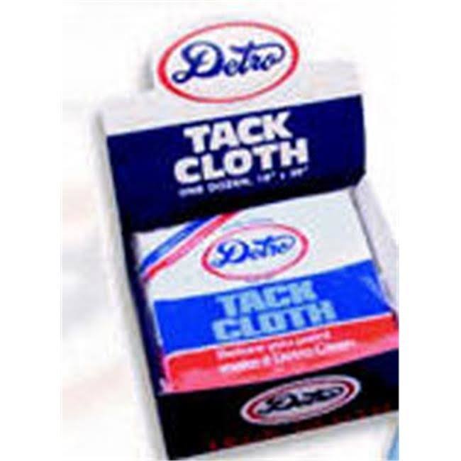 DETRO Manufacturing 1100 White Tack Cloths BOX/12. Free Shipping