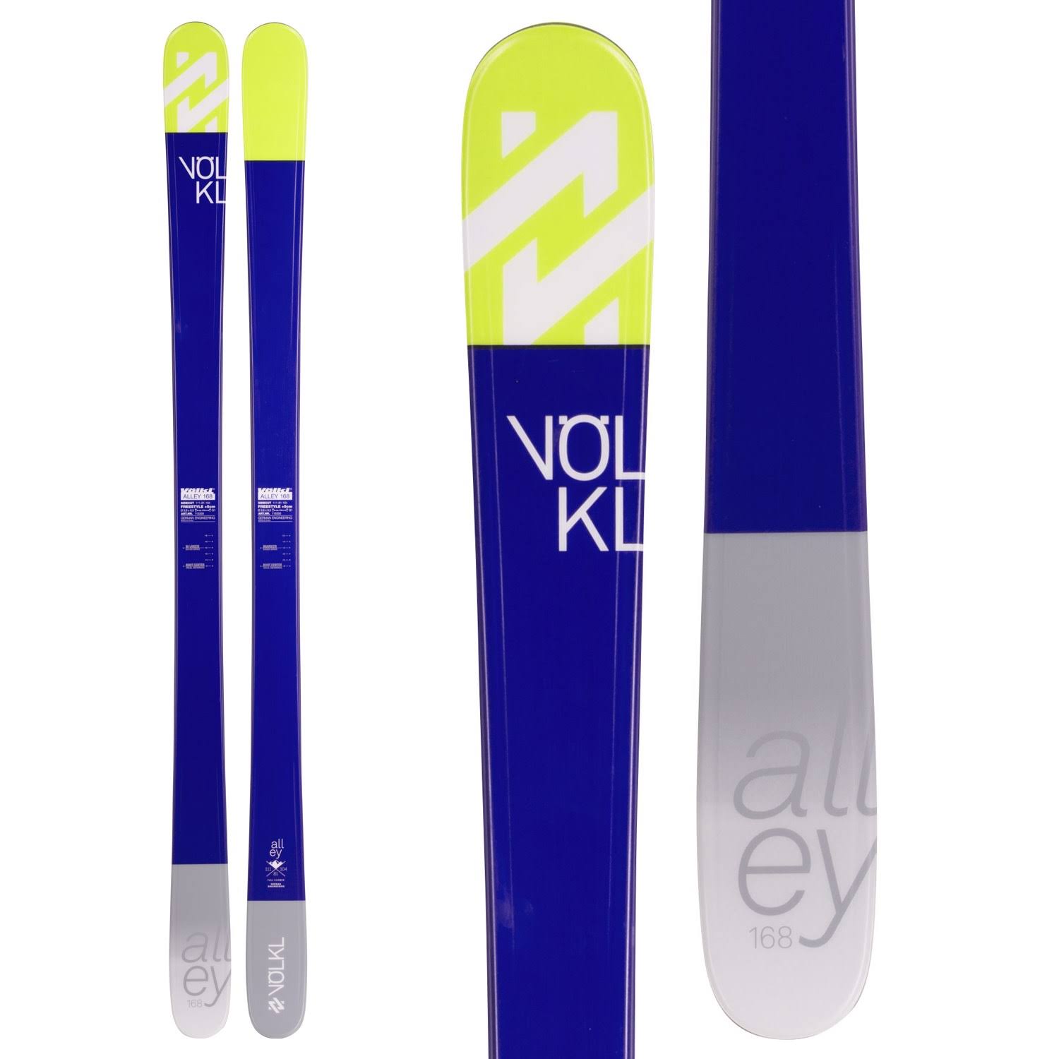 Volkl Men's Alley 2016 Skis - 168 cm
