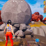 How to slide kick in Fortnite, including how to dislodge a runaway boulder with a slide kick