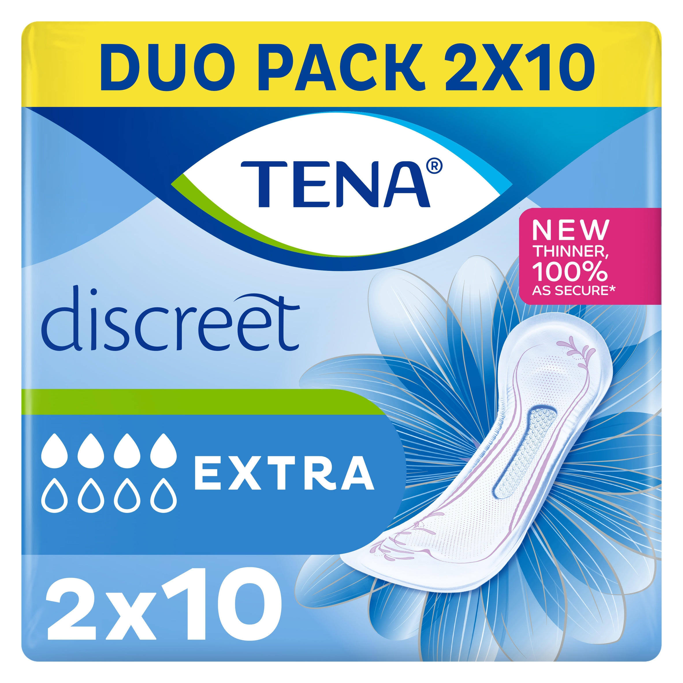 TENA Lady Discreet Extra Incontinence Pads