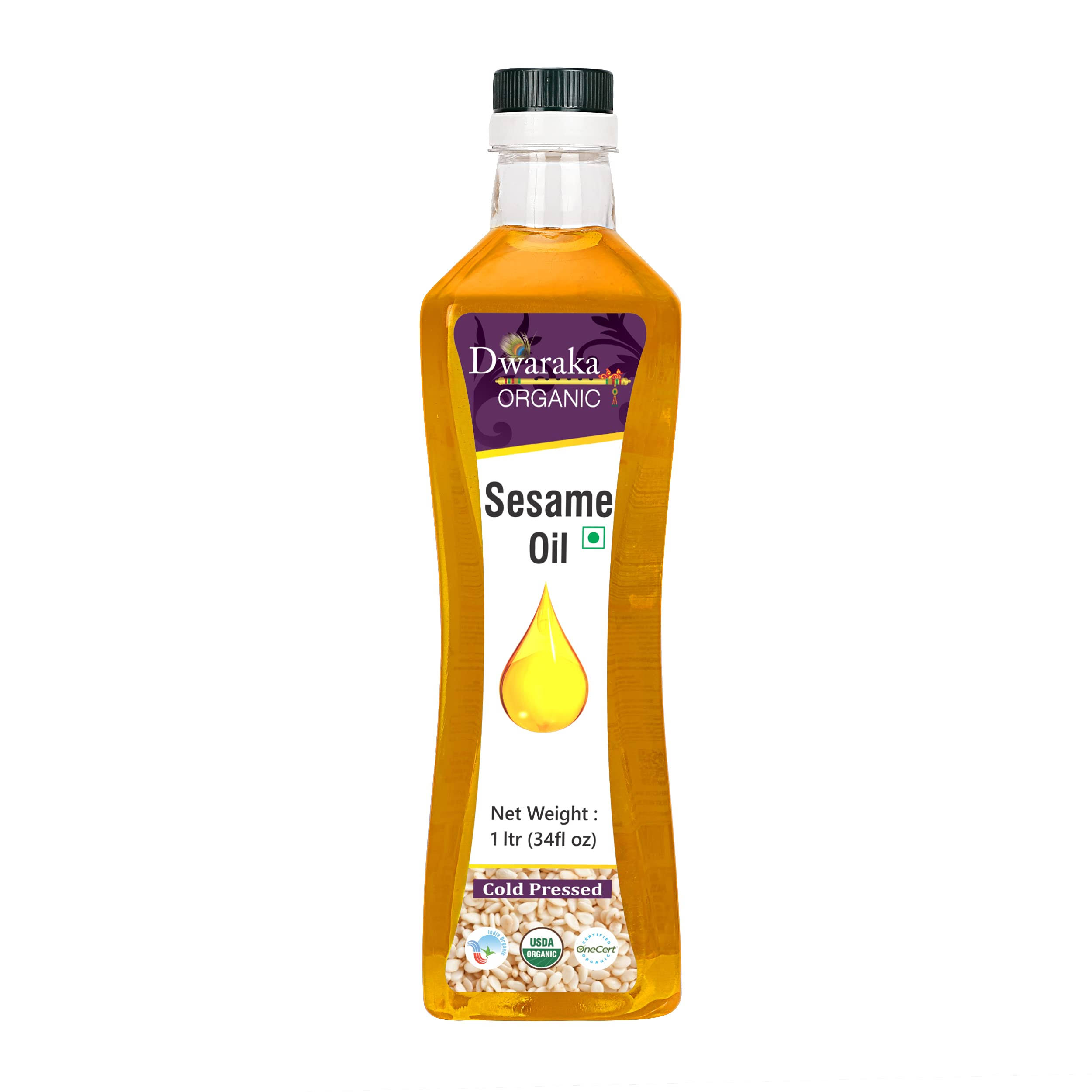 Dwaraka Organic Sesame Oil - 1 L