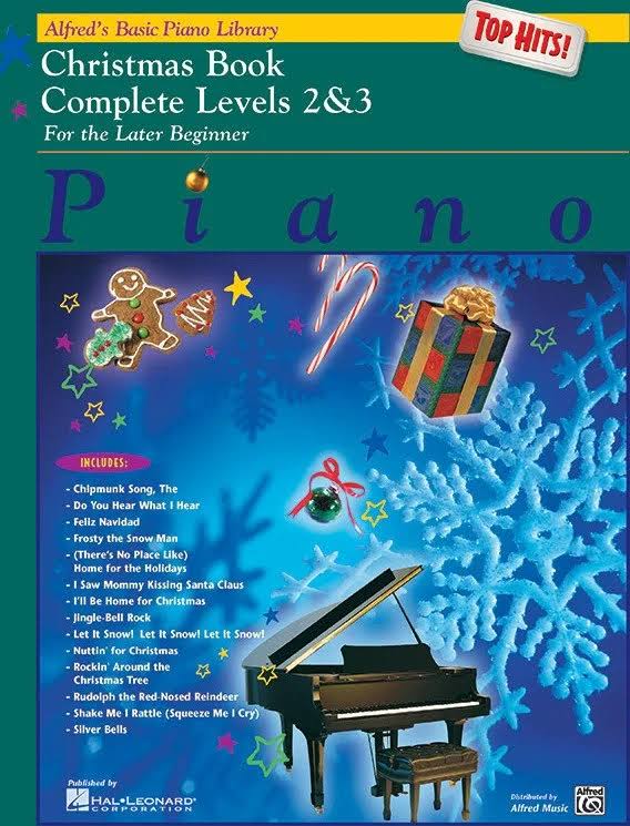 Alfred Basic Piano Course: Top Hits Christmas Book Complete 2 and 3 Music Book