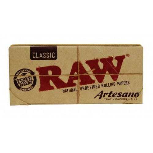 Booklet / Raw Papers Classic Artesano 1¼ 32 Sheets + Tips (75x45mm)