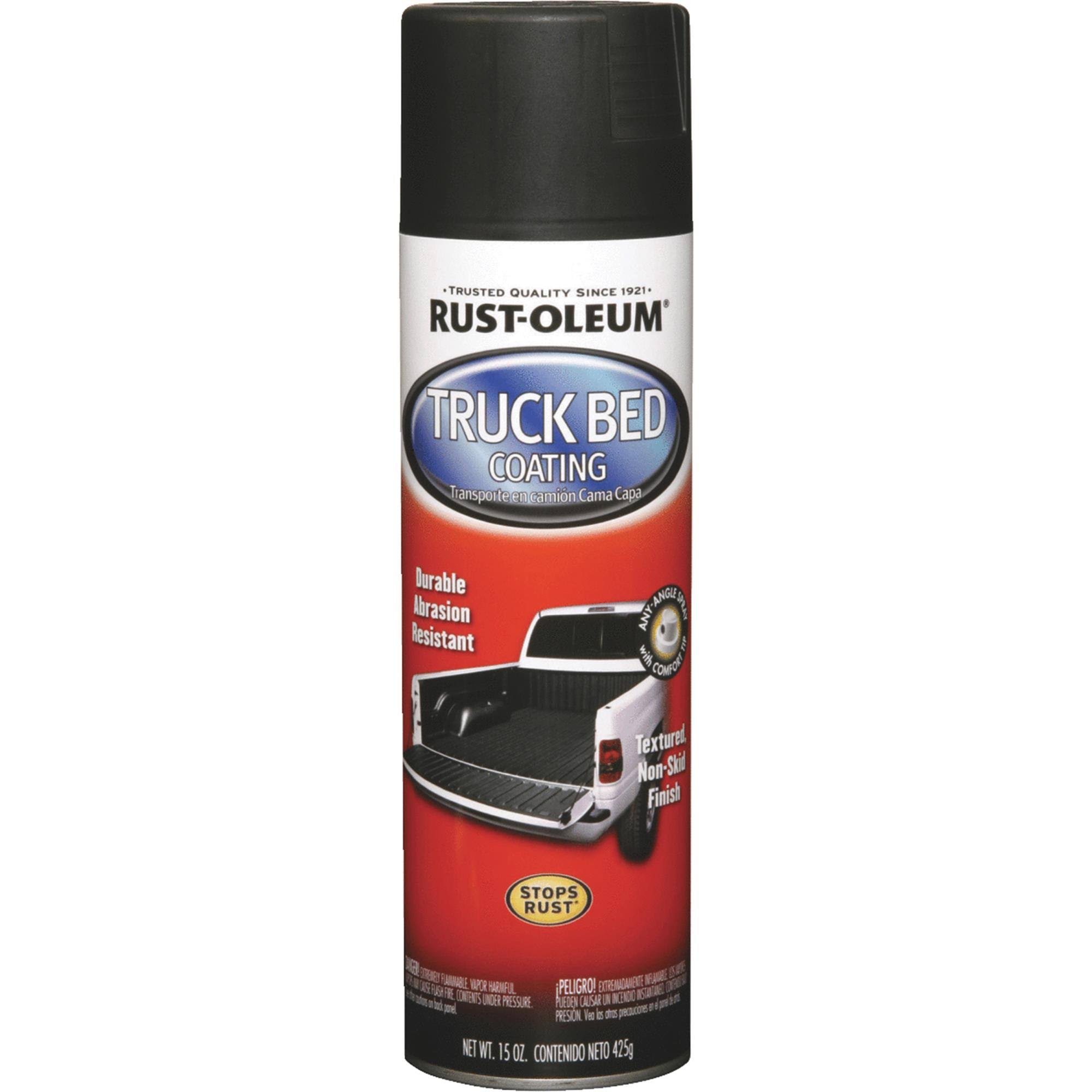 Rust-Oleum Automotive Truck Bed Coating Spray Paint - Black, 15oz