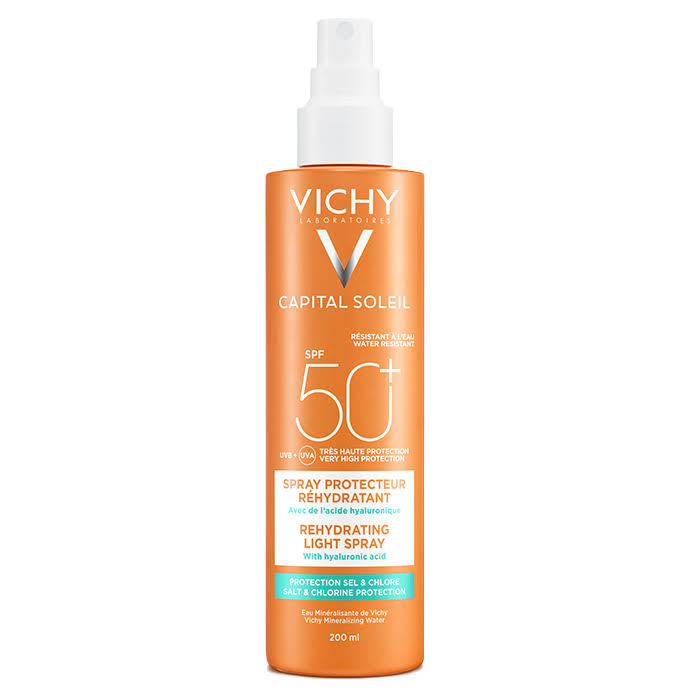 Vichy Capital Soleil Beach Protect Anti Dehydration Spray - SPF 50, 200ml