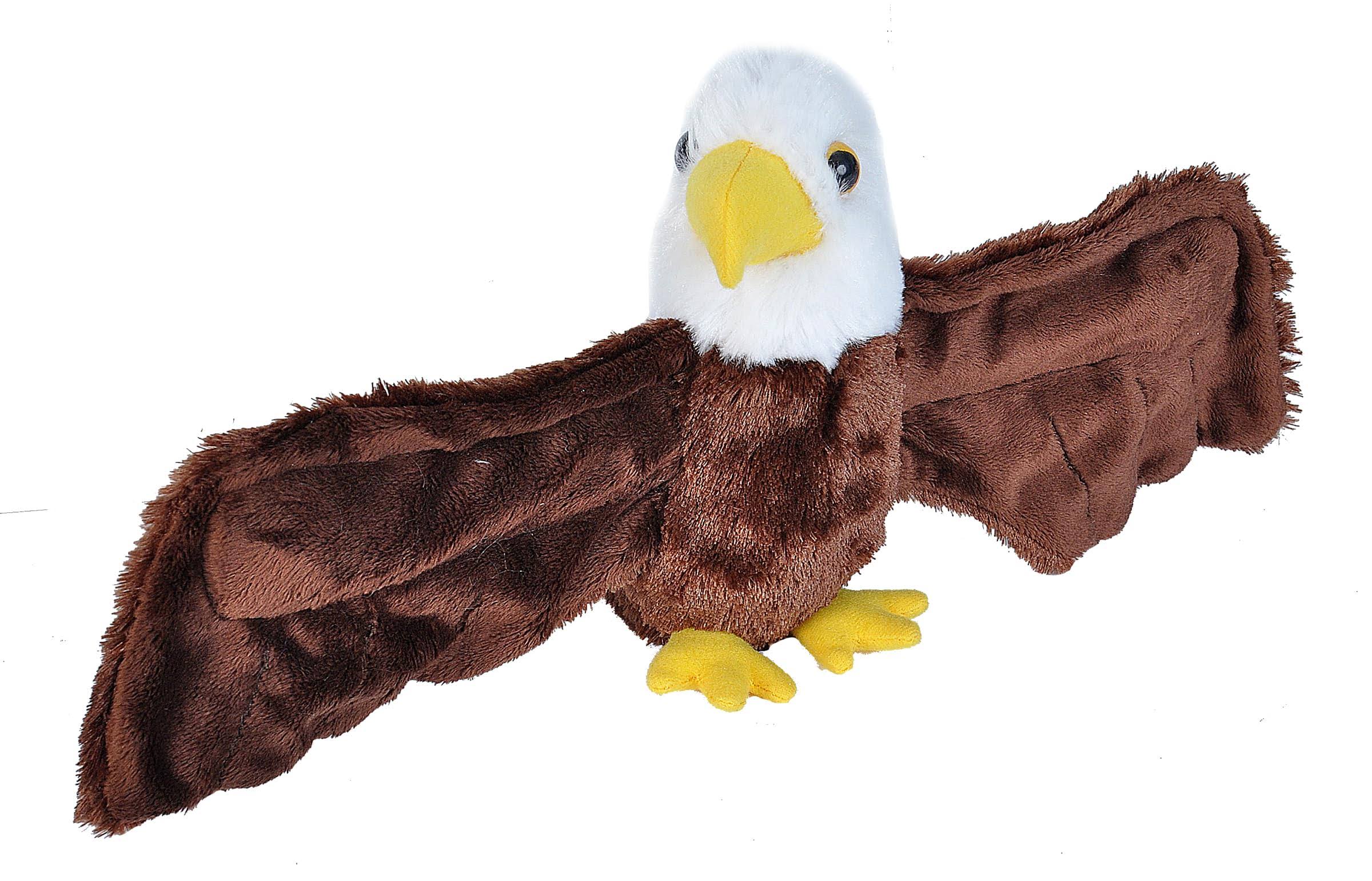 Wild Republic Cuddlekins Huggers Stuffed Animal - Bald Eagle, 8"