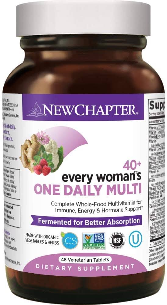 New Chapter, Every Woman's One Daily 40+ Multivitamin, 48 Vegetarian Tablets