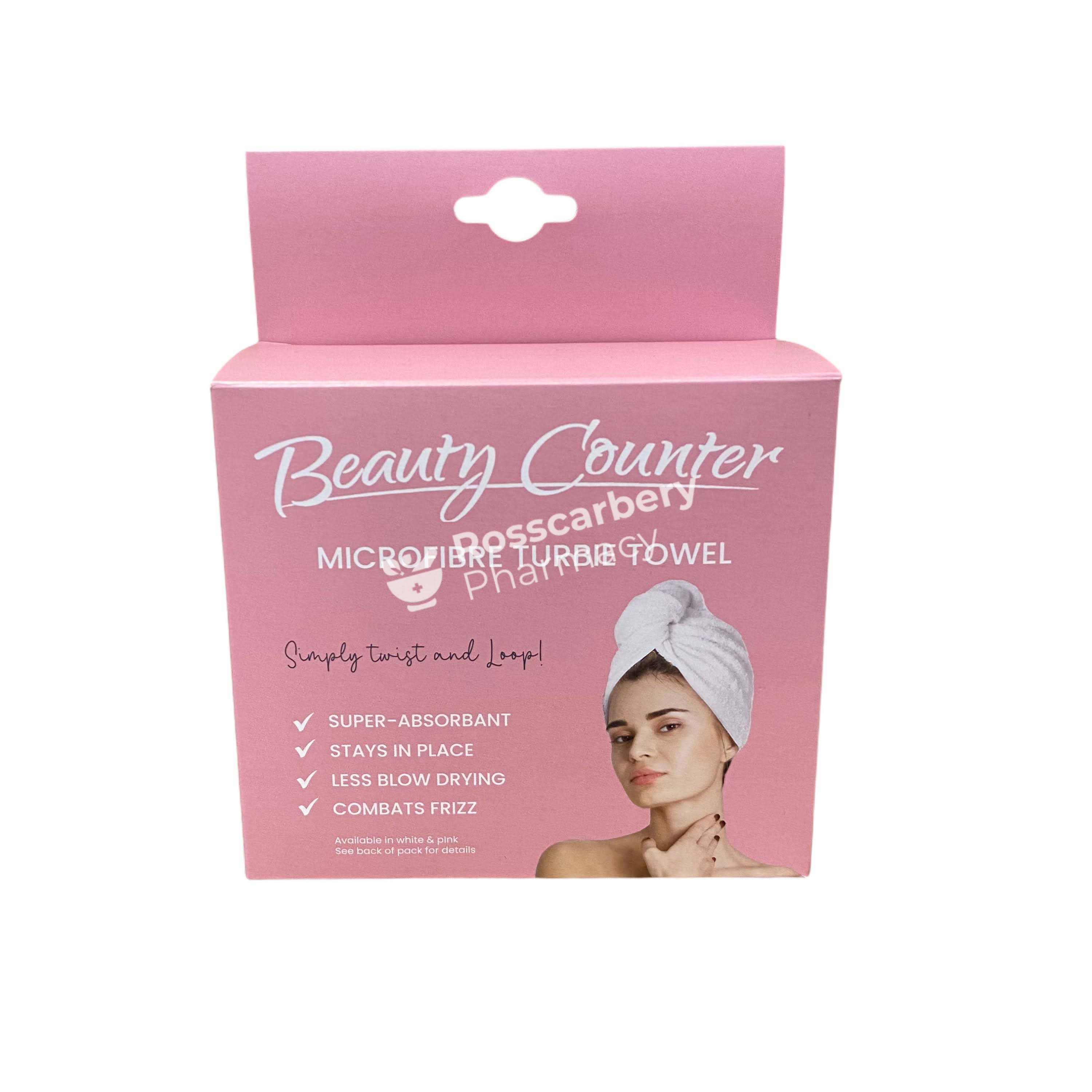 Beauty Counter Microfibre Turbie Towel Pink