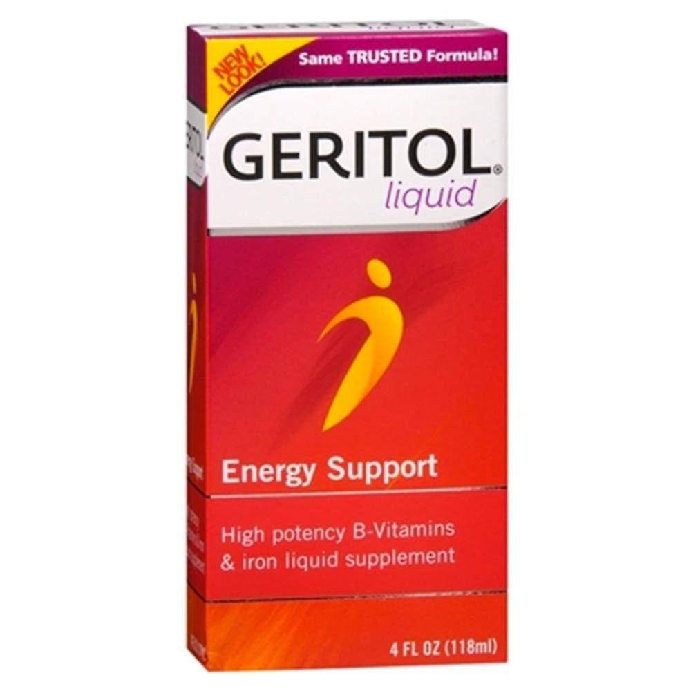 Geritol Liquid Energy Support Dietary Supplement - 4oz