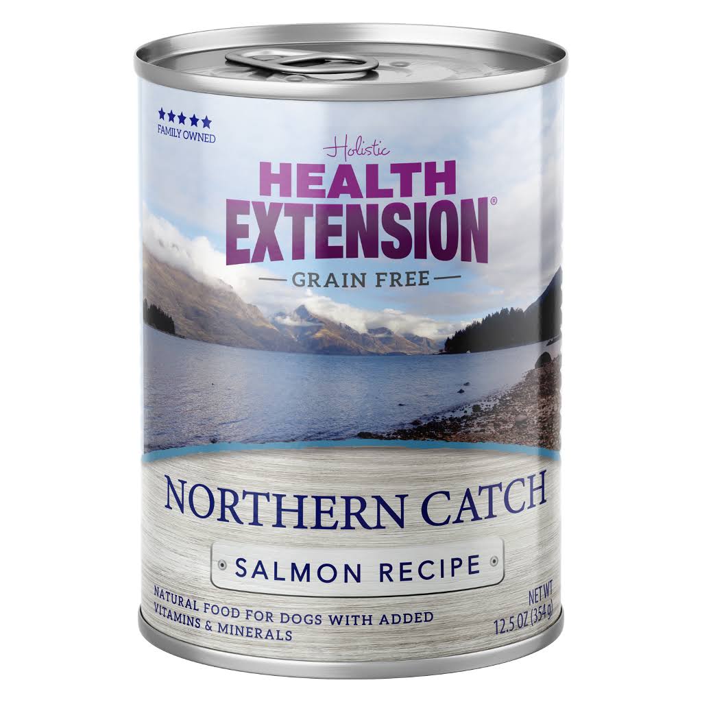 Health Extension Grain Free Northern Catch Canned Dog Food, 12.5-oz