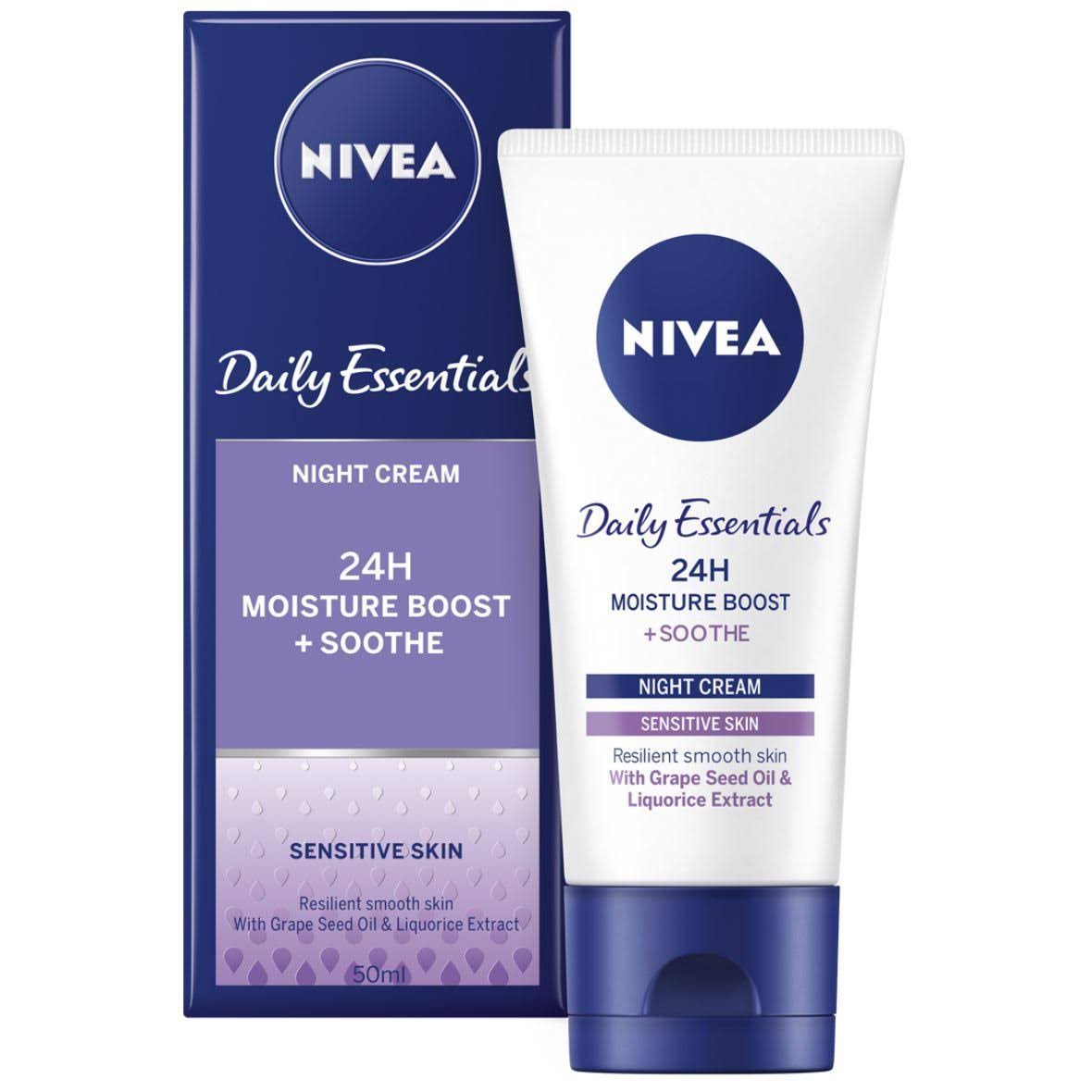 NIVEA Daily Essentials Sensitive Night Cream - 50ml