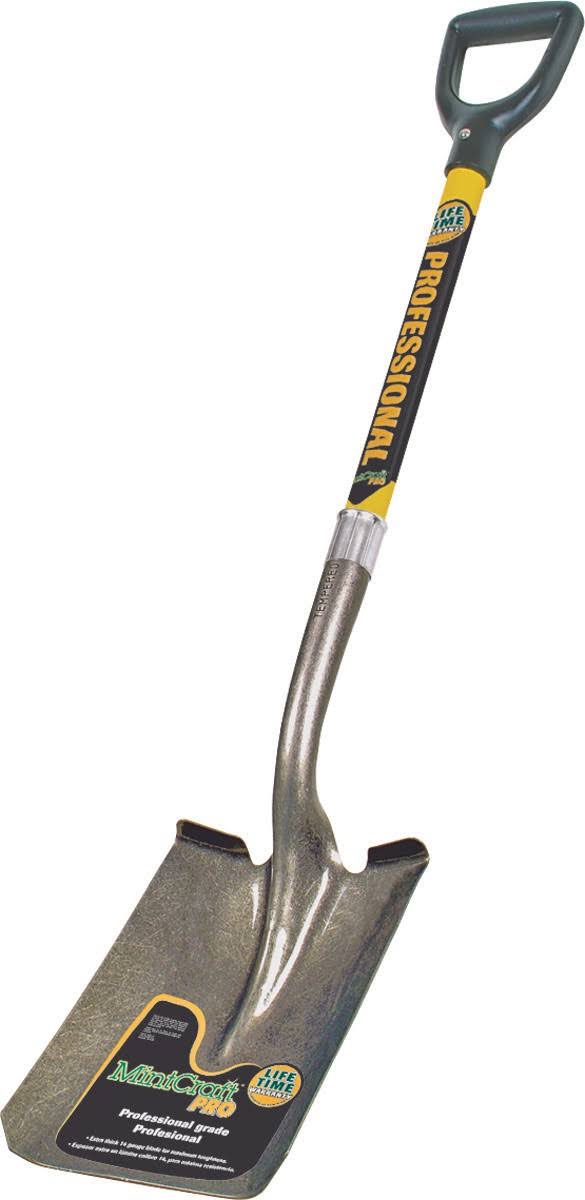 MintCraft Pro Fiberglass Shovel with D-Grip
