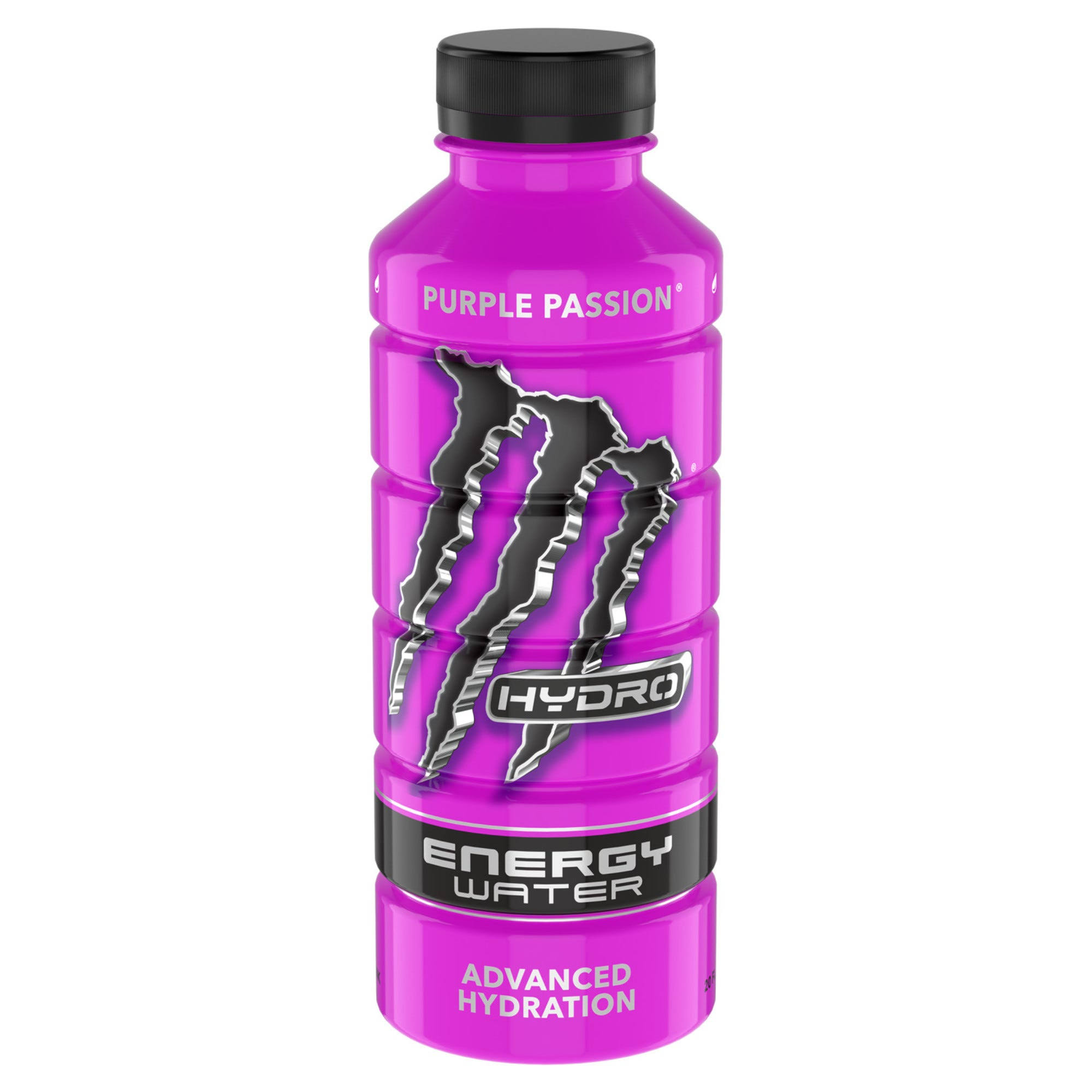 Monster Energy Water Energy Drink, Purple Passion, Advanced Hydration - 20 fl oz