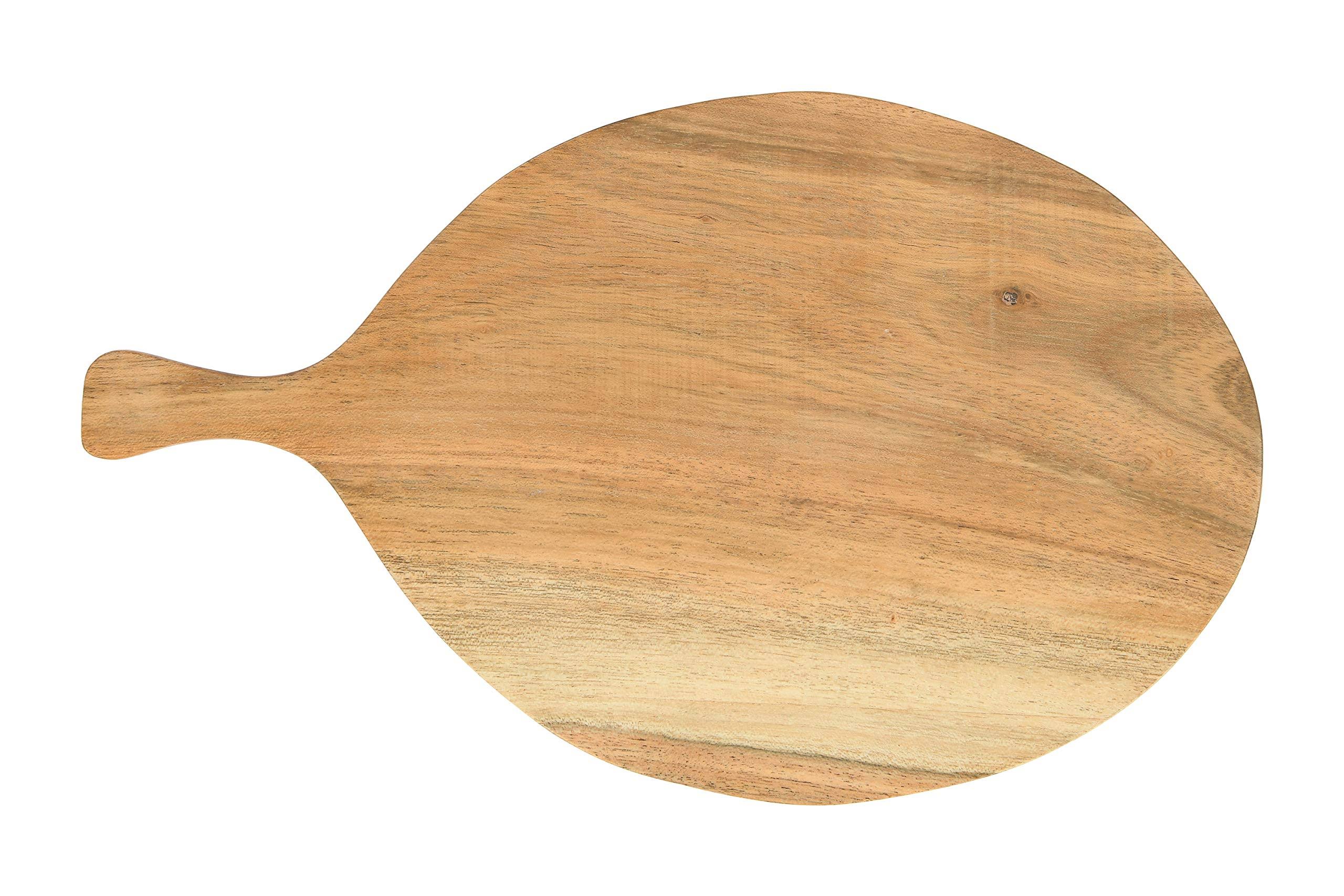 Creative Co-op Acacia Wood Cutting Board Size: 6" W x 10.25" L