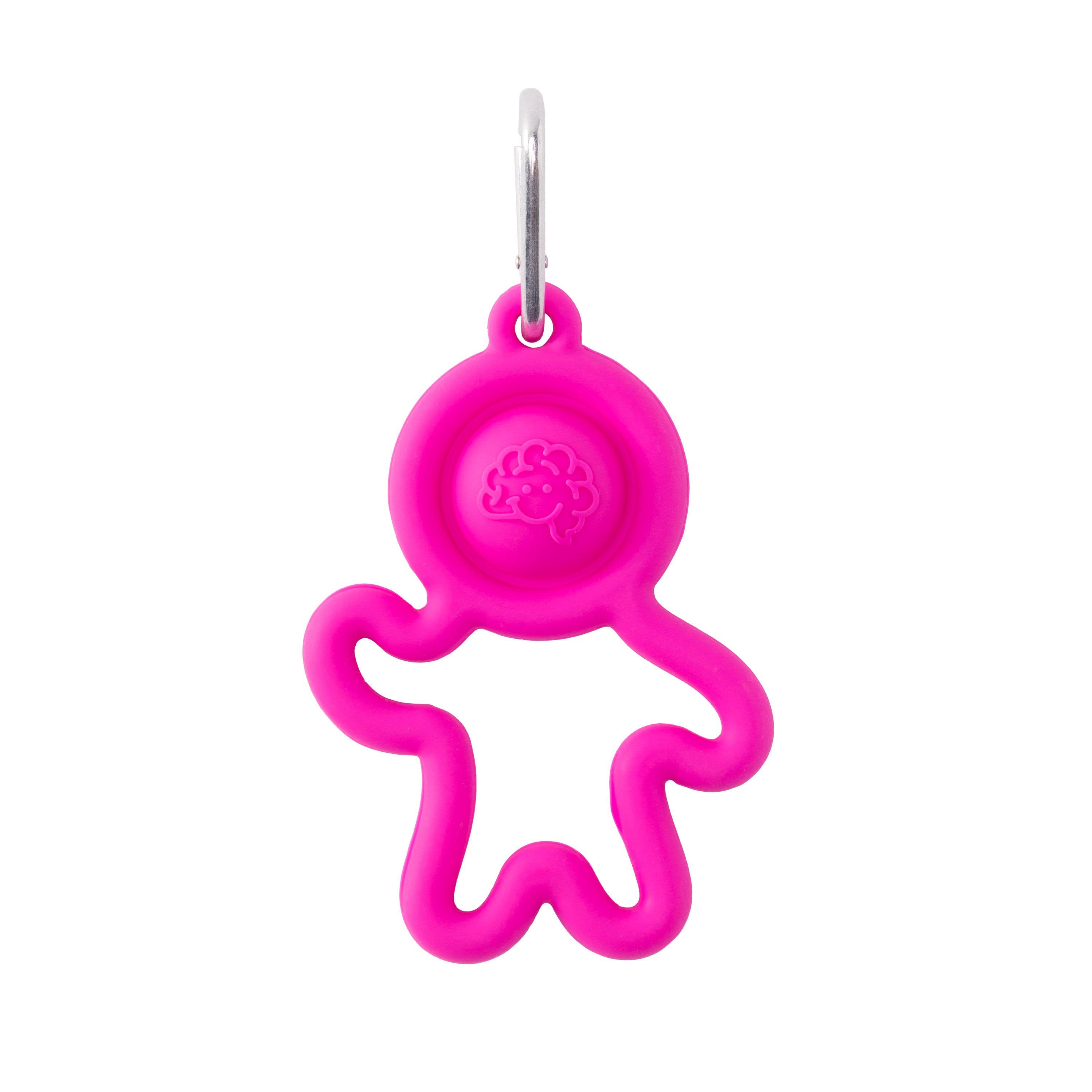 Fat Brain Toys - Lil' DIMPL Keychain Pink